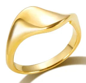 Women's Zircon Ring — Waterproof Stainless Steel Fashion Jewellery