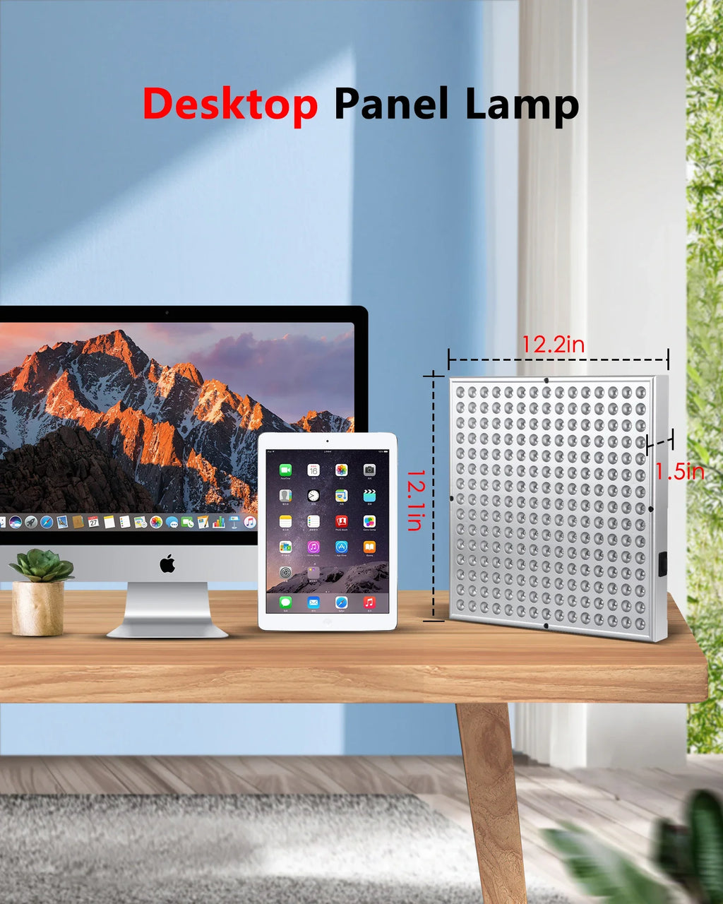 LED Red Light Therapy Panel Lamp for Facial Anti Aging Skin Care Beauty 225pcs LED Light Body Pain Relief Physical Therapy