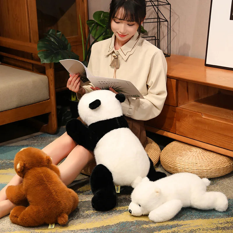 Panda Plush Cushion — Soft Animal Floor Pillow & Room Decor Gift