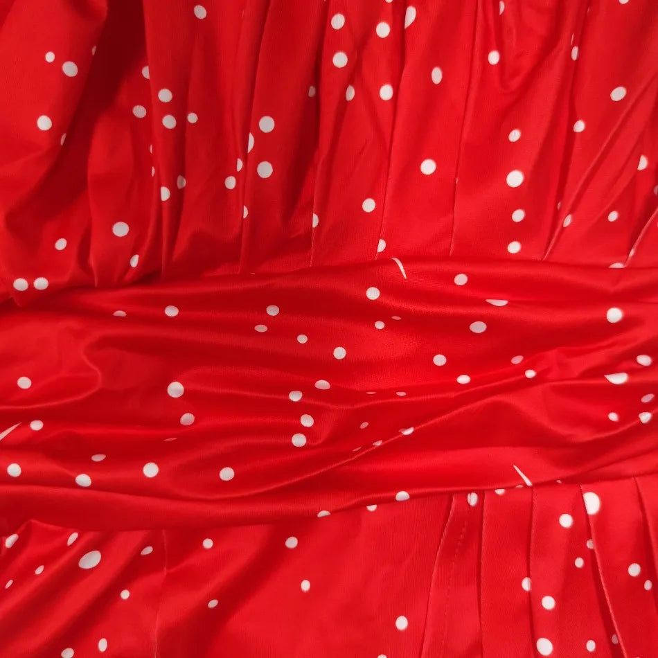 Women Evening Dresses Sexy Elegant Red Cocktail Party Chic Gala Graduation Luxury Formal Occasion Bridesmaid Gown Dress Clothes