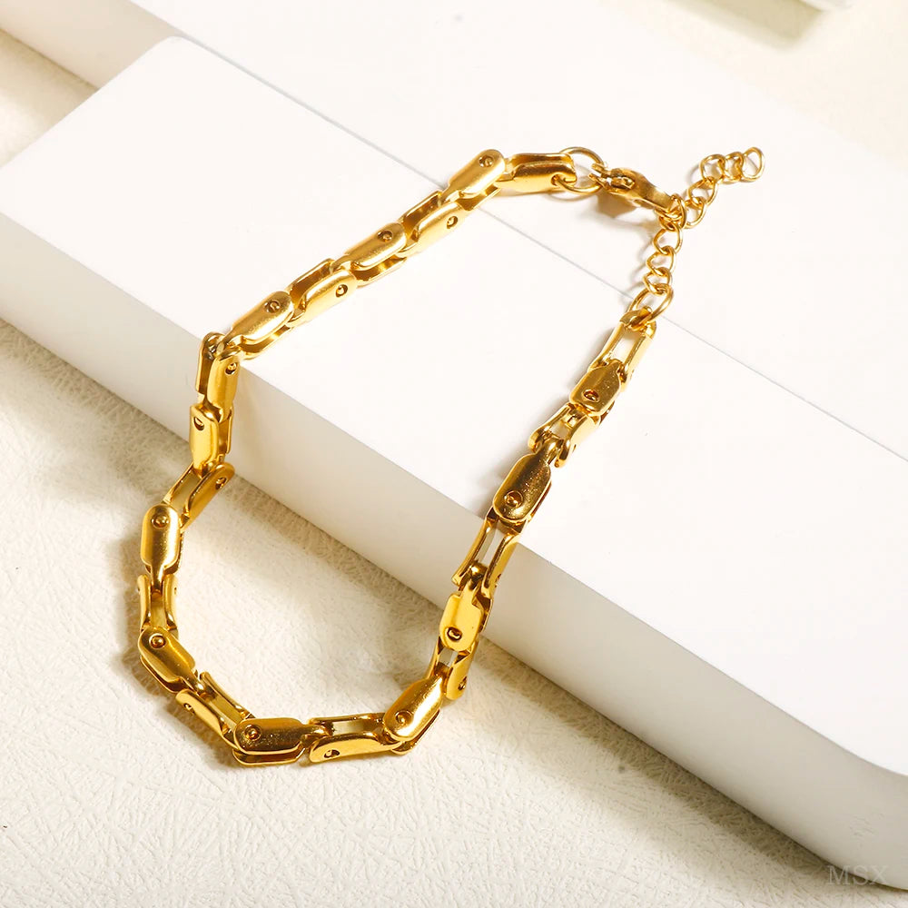 Stainless Steel Bohemian Anklet — Waterproof Personalised Foot Jewellery