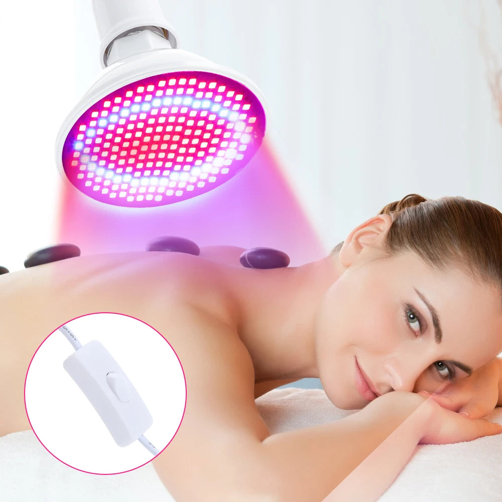 LED Beauty Light Red Blue Light Device Professional Facial Rejuvenation Lam Spa Skin Care