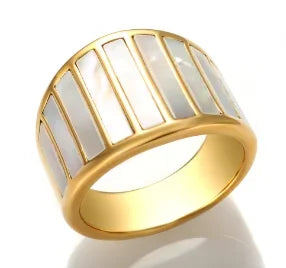 Women's Zircon Ring — Waterproof Stainless Steel Fashion Jewellery