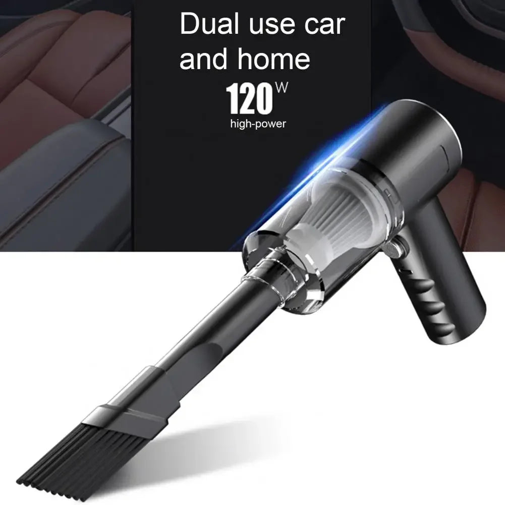 Car vacuum cleaner, cordless, usb charging, strong suction, portable, powerful mini air cleaner for household appliances