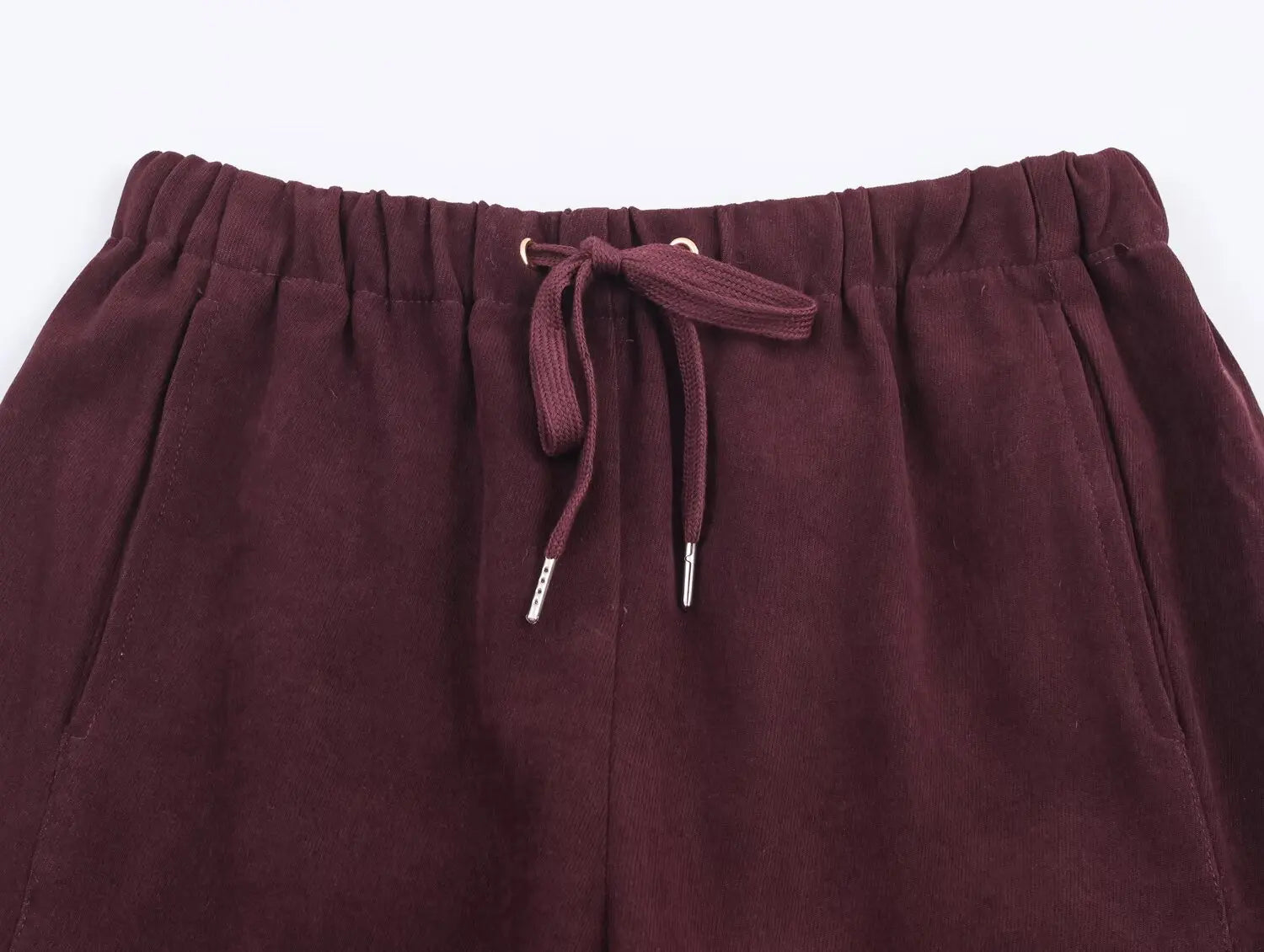 Women's High-Waisted Casual Trousers — Solid Colour Fashion Wide Leg Pants