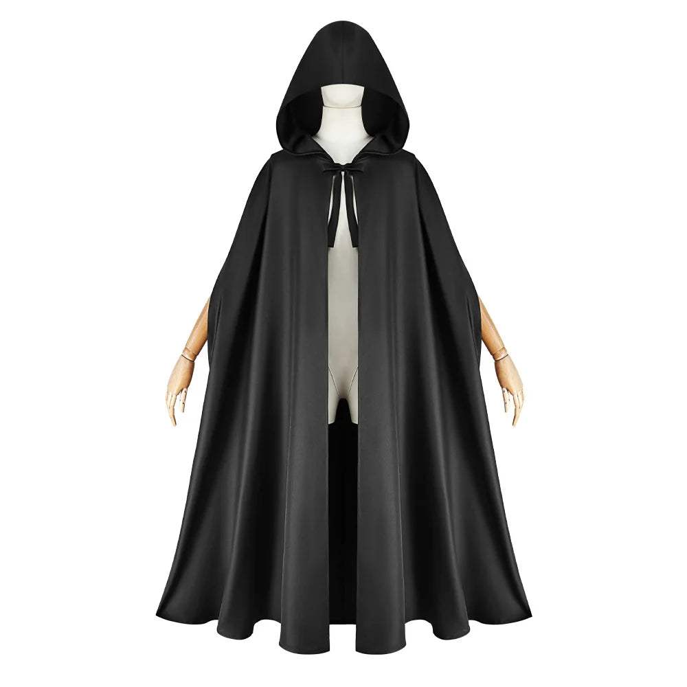 Medieval Hooded Woollen Cloak — Elf Halloween Renaissance Party Cape