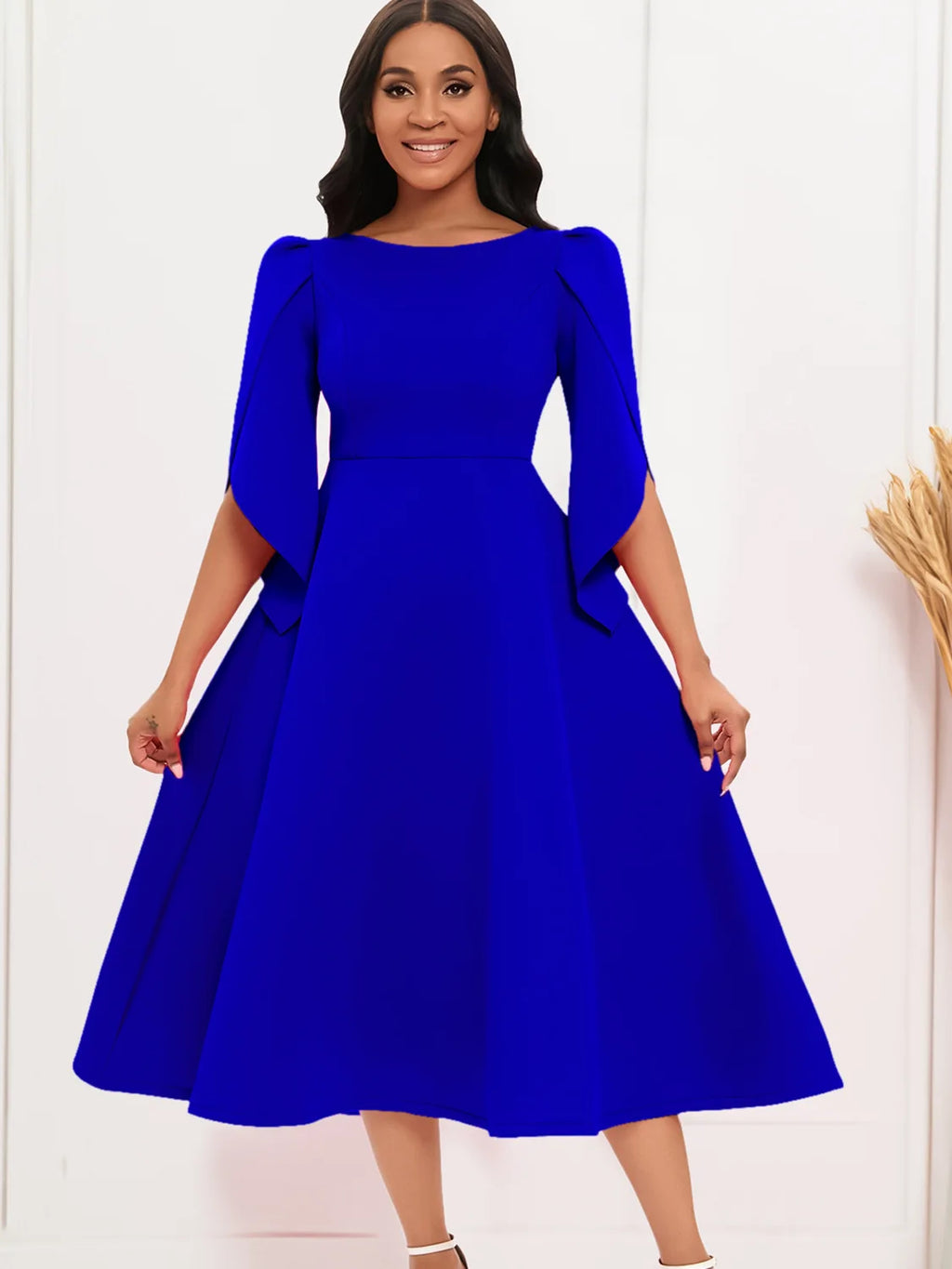 Women's clothing autumn new style elegant and fashionable banquet dress, grand display dress, African party bridesmaid dress
