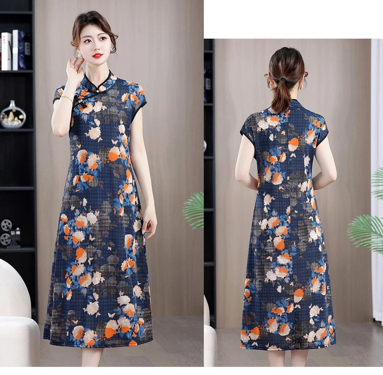 Fashion Clothes Vintage Dress for Women Clothing Streetwear Traditional Chinese Clothing Cheongsams Chinese Qipao Ethnic Style