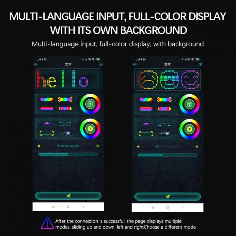 Smart LED Face Masks Programmable Bluetooth APP Control Change Face DIY Photoes for Party Display LED Light Mask for Halloween