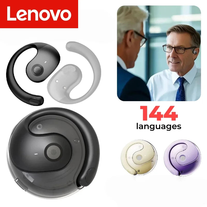 Lenovo AI Wireless Translator Earphones — Real-Time 144 Language Translation