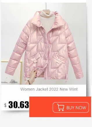 Women's Hooded Down Cotton Parka Coat — Thickened Warm Winter Overcoat