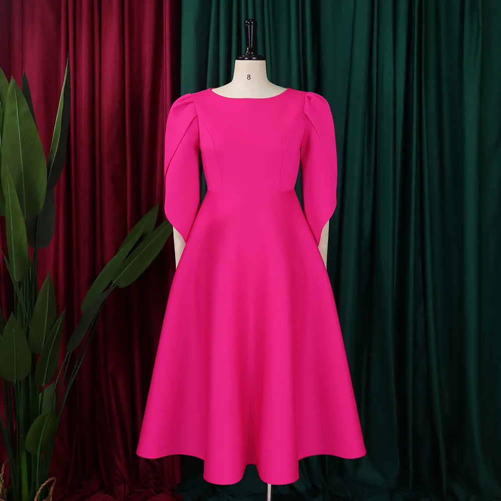 Women's clothing autumn new style elegant and fashionable banquet dress, grand display dress, African party bridesmaid dress