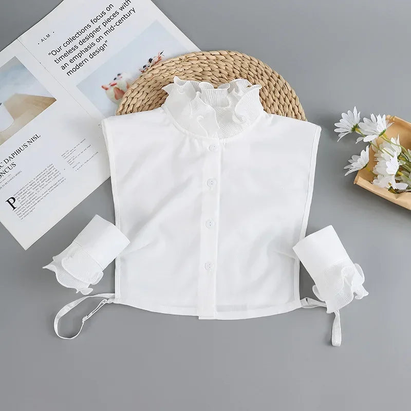 Women's Detachable Lace Collar — Vintage False Collar Accessory