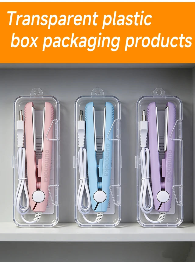 3-in-1 Mini Hair Straightener, Curler & Beard Styler — Professional Hot Comb