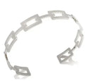 Stainless Steel Crystal Bracelet Bangle — Elegant 3-Crystal Women's Jewellery