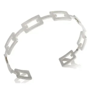 Stainless Steel Crystal Bracelet Bangle — Elegant 3-Crystal Women's Jewellery