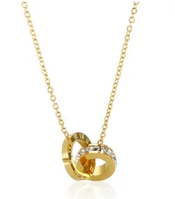 Women's Square Pendant Necklace — Delicate Stainless Steel Chain