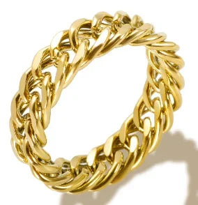 Women's Zircon Ring — Waterproof Stainless Steel Fashion Jewellery