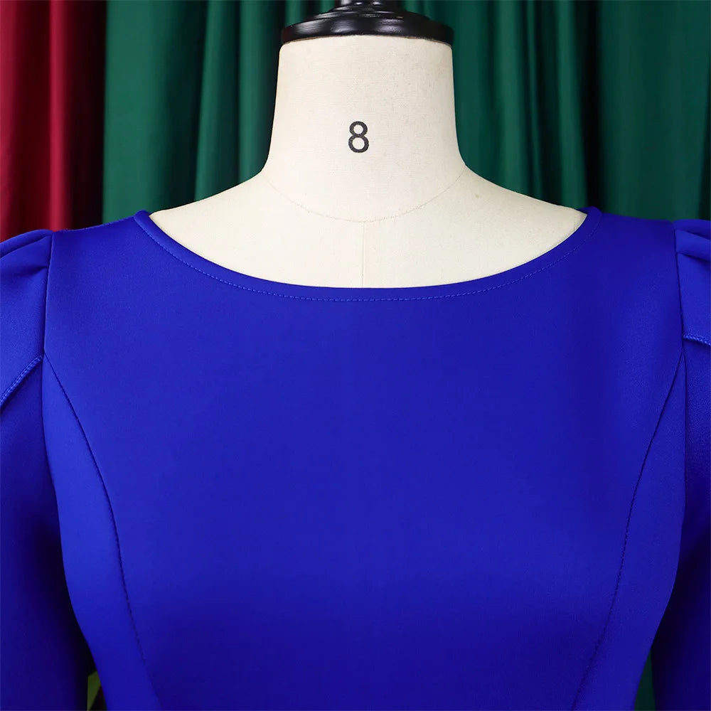 Women's clothing autumn new style elegant and fashionable banquet dress, grand display dress, African party bridesmaid dress