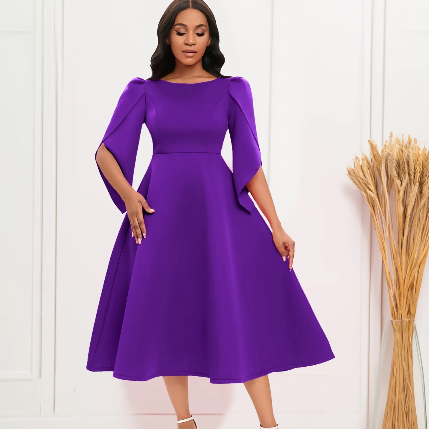 Women's clothing autumn new style elegant and fashionable banquet dress, grand display dress, African party bridesmaid dress