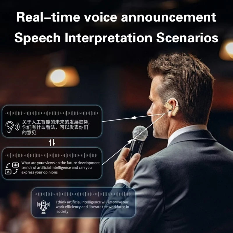 Lenovo AI Wireless Translator Earphones — Real-Time 144 Language Translation