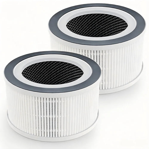 2-Pack Air Purifier Replacement Filter for Afloia Fillo/Halo/Allo - True HEPA Filter Removes 99.97% Dust, Smoke, Odor, Pet Dande