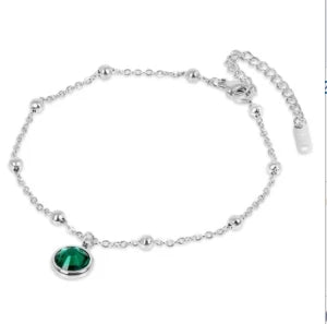 Stainless Steel Bohemian Anklet — Waterproof Personalised Foot Jewellery
