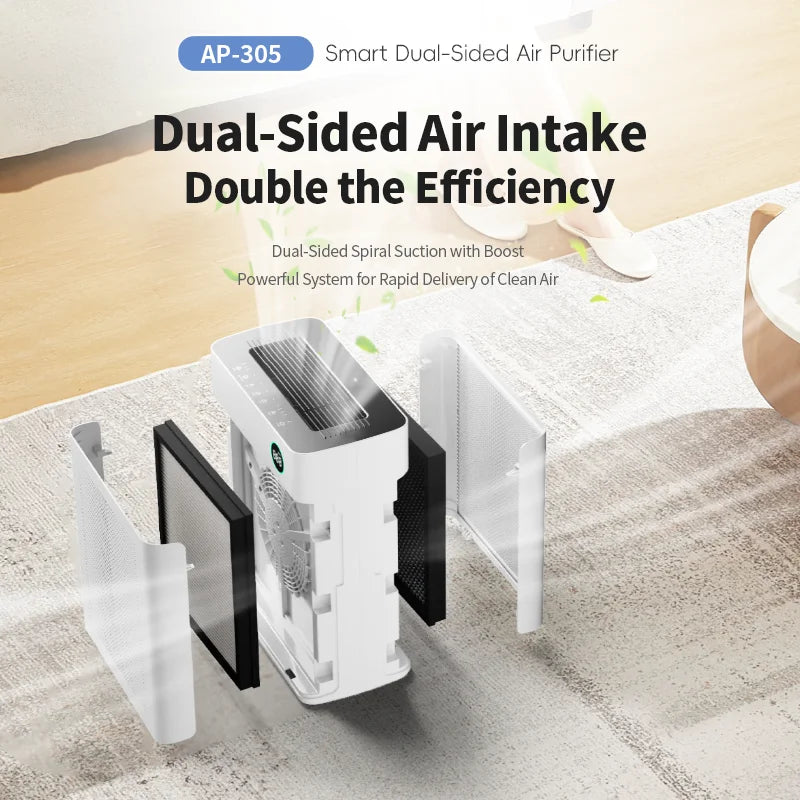 Air Purifier forLarge Room,with WiFi UV,Remove Smoking,Negative Ion HEPA Filter Air Purifier,Activated Carbon Air Filter for Pet