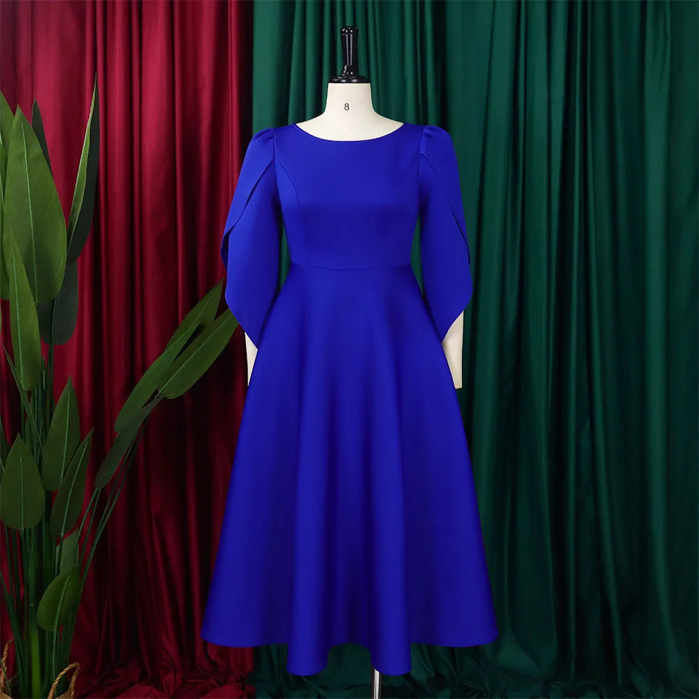 Women's clothing autumn new style elegant and fashionable banquet dress, grand display dress, African party bridesmaid dress