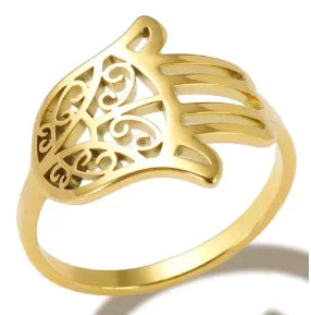 Women's Zircon Ring — Waterproof Stainless Steel Fashion Jewellery