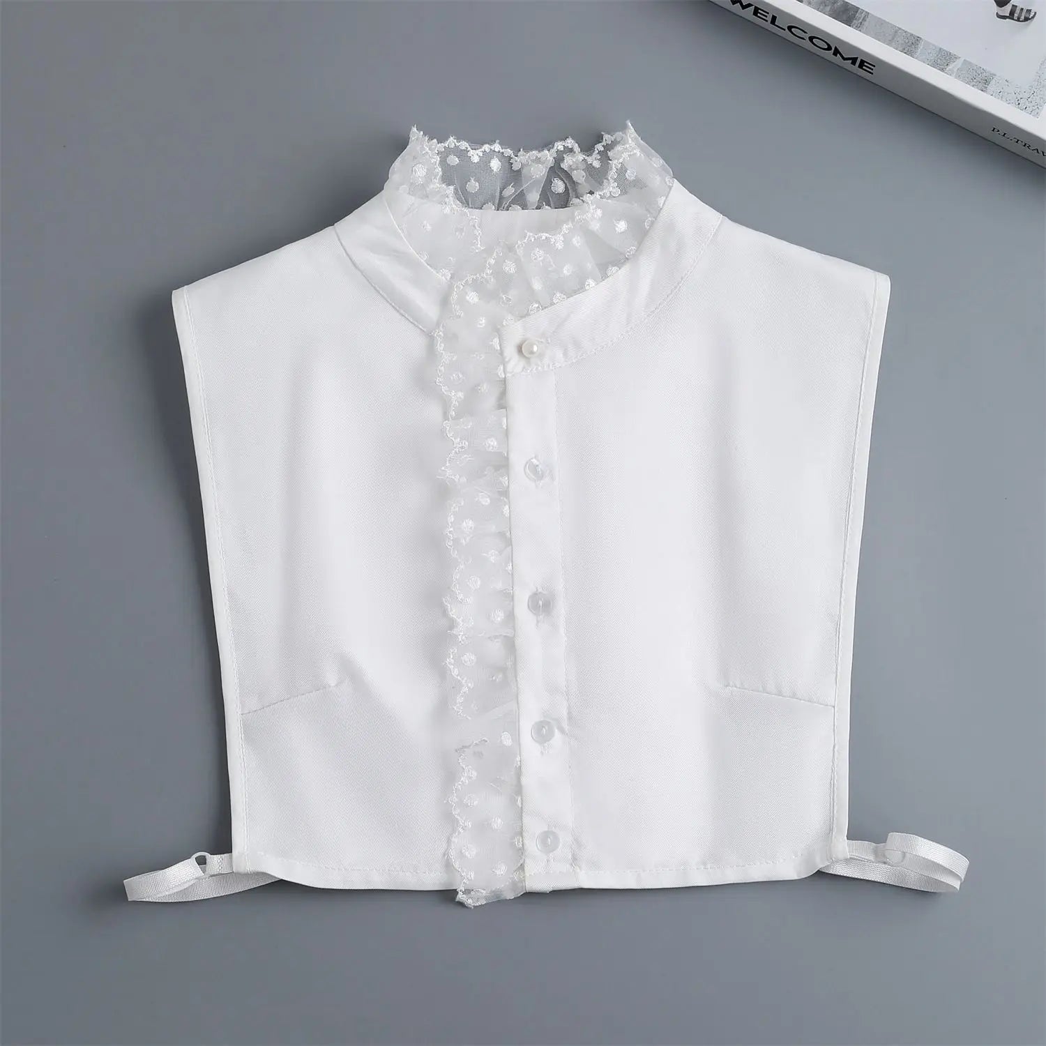 Women's Detachable Lace Collar — Vintage False Collar Accessory
