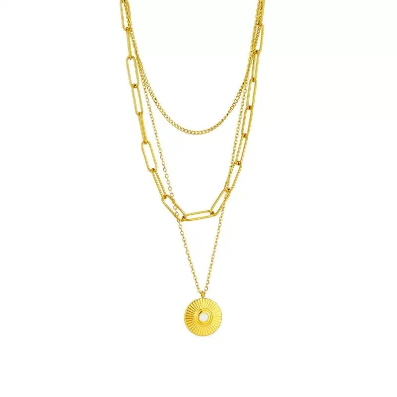 Women's Heart Pendant Necklace — Waterproof Stainless Steel Jewellery
