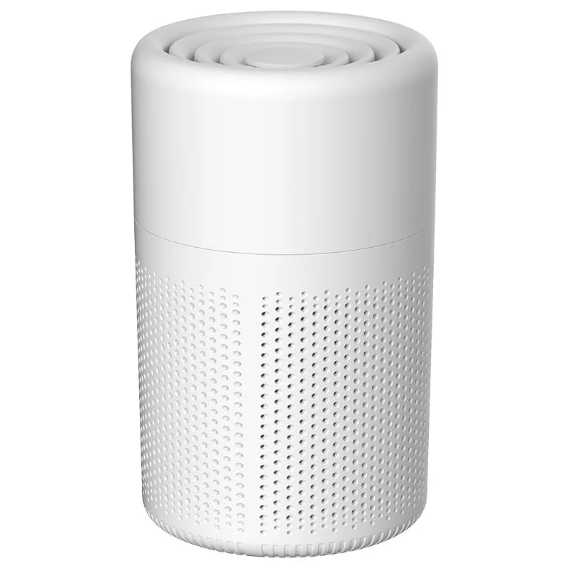 Portable Car Air Purifier HEPA Filter Formaldehyde Smoke Remover Deodorizer Negative Ion 360 Degree Air Cleaning Quiet Type-C