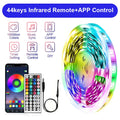 LED Lights RGB Strip Smart Music Sync Color Changing Strip Lights Remote App Control LED Light for TV BackLight Room Home Party