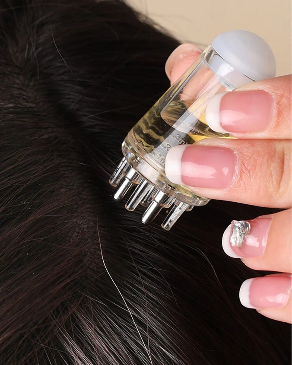 Scalp Applicator Liquid Comb Mini Scalp Massage Brush Essential Oil Guiding Massager Hair Growth Oil Applicator Hair Care Tools