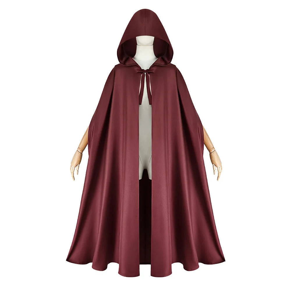 Medieval Hooded Woollen Cloak — Elf Halloween Renaissance Party Cape