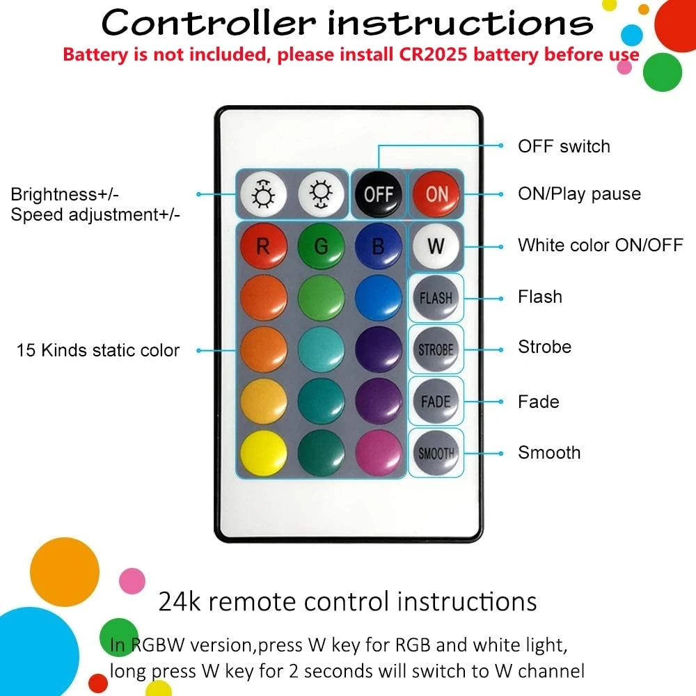 LED Lights RGB Strip Smart Music Sync Color Changing Strip Lights Remote App Control LED Light for TV BackLight Room Home Party