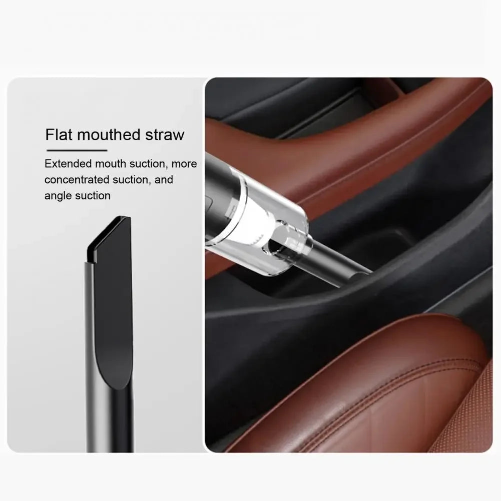 Car vacuum cleaner, cordless, usb charging, strong suction, portable, powerful mini air cleaner for household appliances