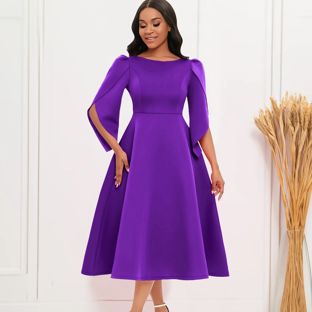 Women's clothing autumn new style elegant and fashionable banquet dress, grand display dress, African party bridesmaid dress