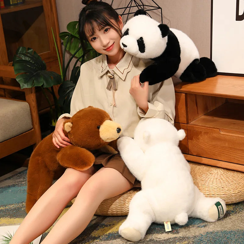 Panda Plush Cushion — Soft Animal Floor Pillow & Room Decor Gift