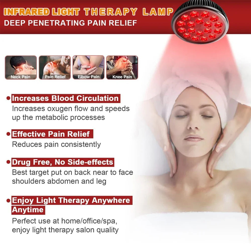 NEW LED Red Light Therapy Full Body Infrared Lamp for Facial Light Treatment Anti Aging Beauty Devices Relieve overall skin pain
