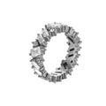 Women's Zircon Ring — Waterproof Stainless Steel Fashion Jewellery