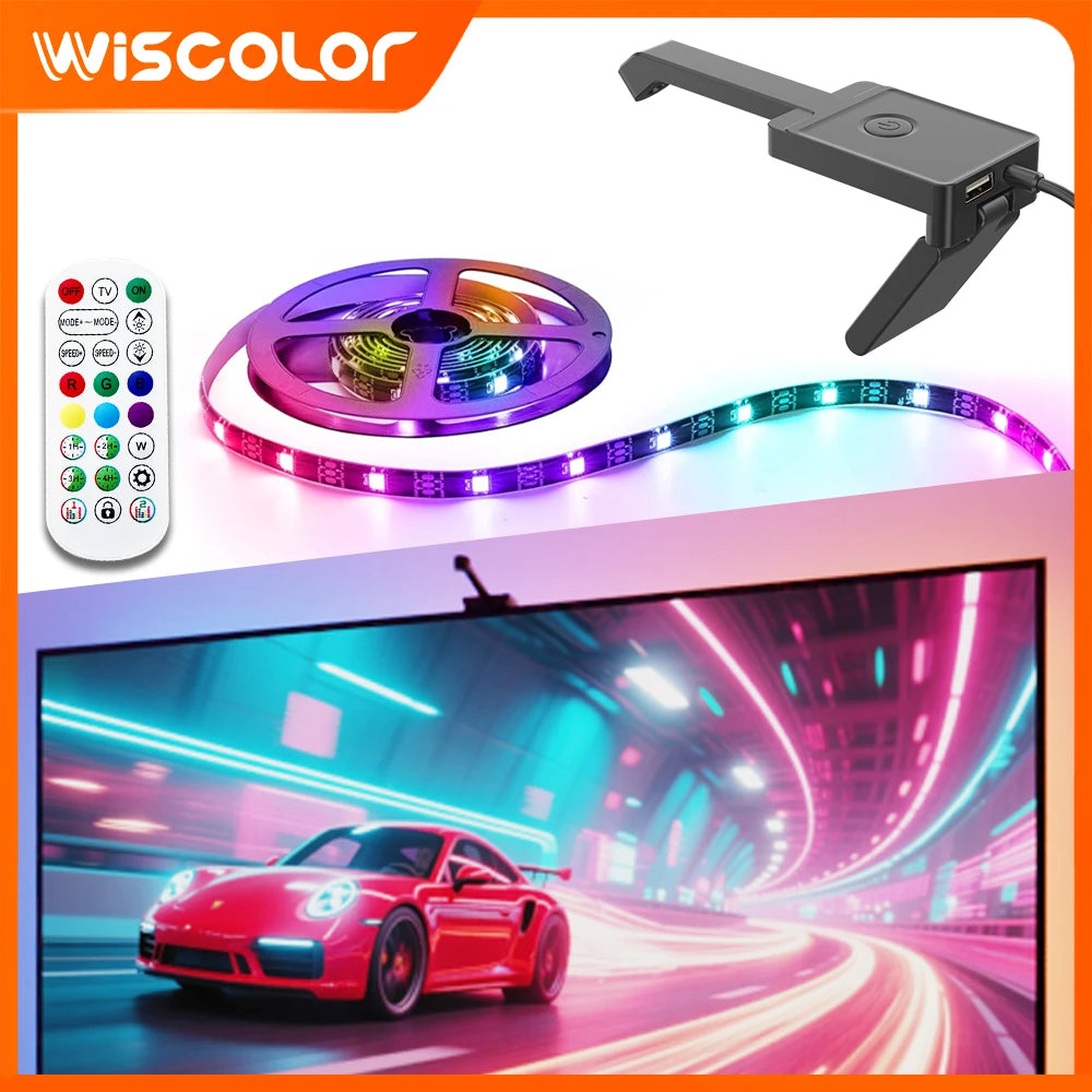 LED Lights Strip Smart TV Led Backlight USB RGB 5V Luces LED Neon Lighting App Control Rhythmic Sync Room Gaming Ambilight Lamp