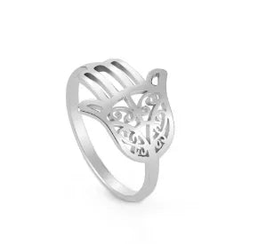 Women's Zircon Ring — Waterproof Stainless Steel Fashion Jewellery