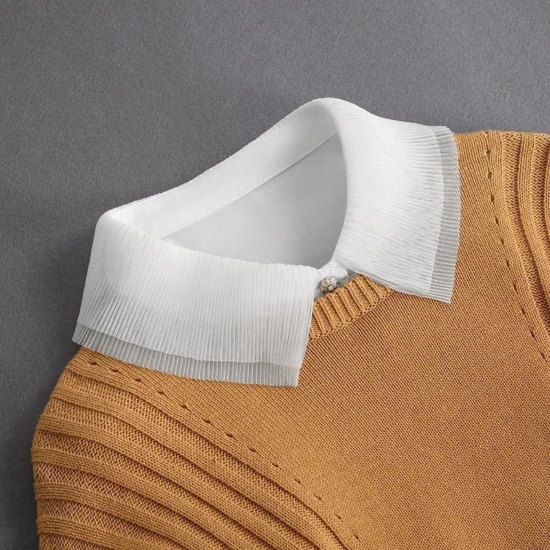 Women's Detachable Lace Collar — Vintage False Collar Accessory
