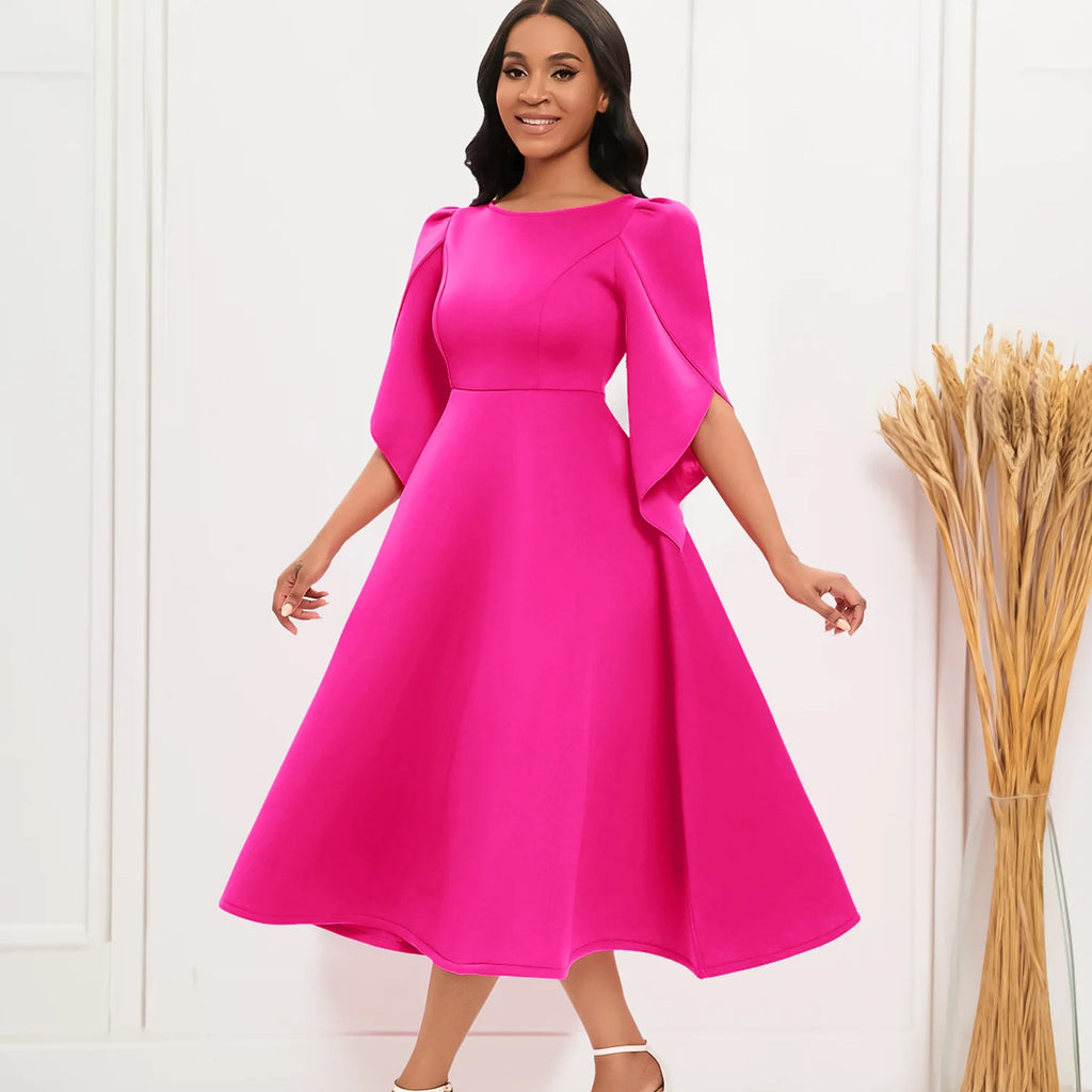 Women's clothing autumn new style elegant and fashionable banquet dress, grand display dress, African party bridesmaid dress