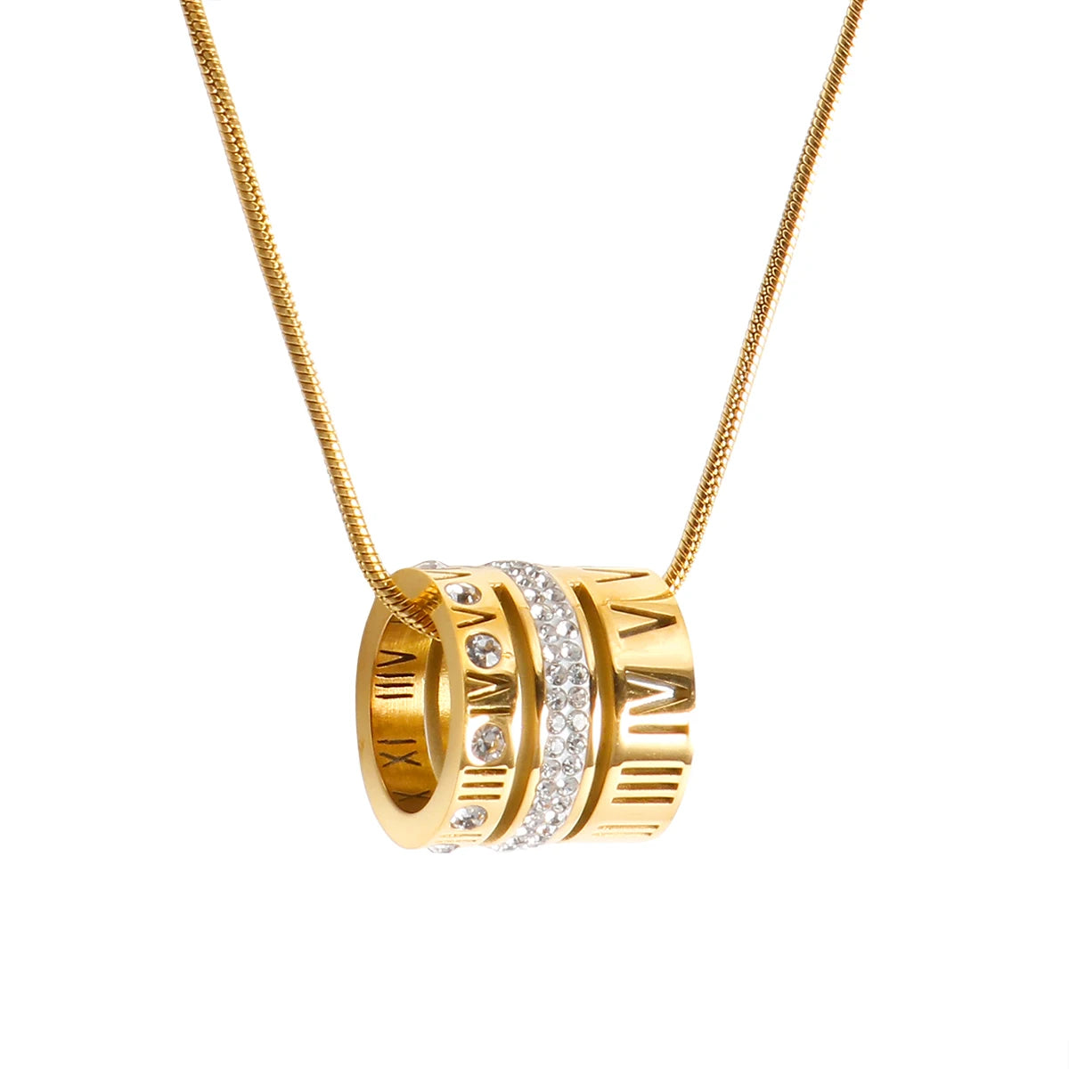Women's Heart Pendant Necklace — Waterproof Stainless Steel Jewellery