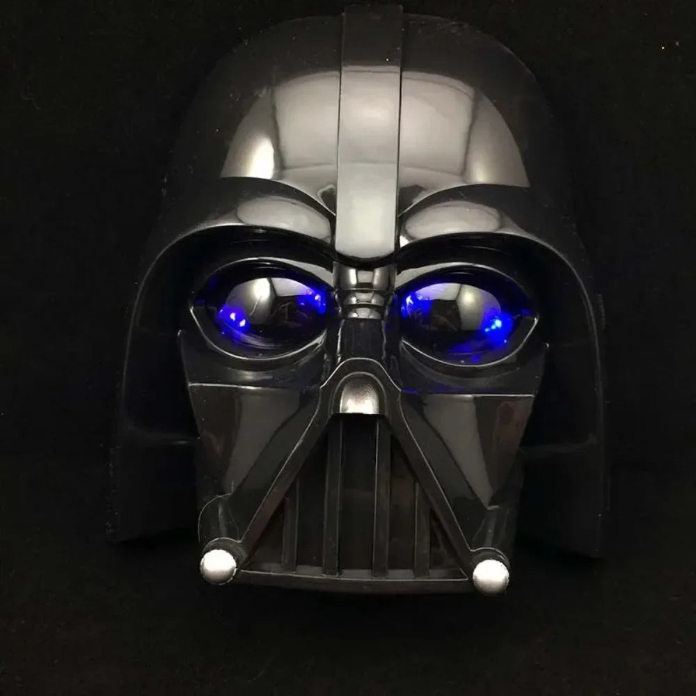 LED Light Mask Helmet Halloween Christmas PV Darth Vader Mask Soldiers Luminous Masks