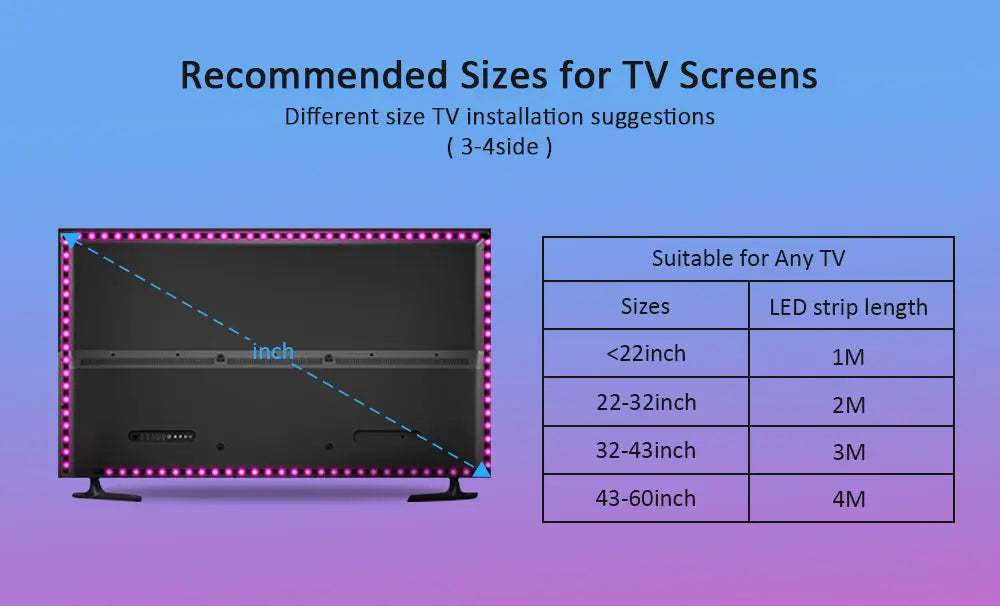 Smart Led Lights Strip TV Smart Bedroom Lighting Bluetooth Usb Led Strip Rgb 5V Adhesive Led Tape 5050 Wall Room Decoration