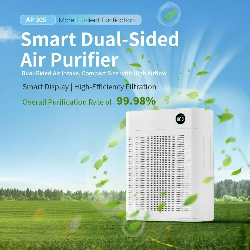 Air Purifier forLarge Room,with WiFi UV,Remove Smoking,Negative Ion HEPA Filter Air Purifier,Activated Carbon Air Filter for Pet